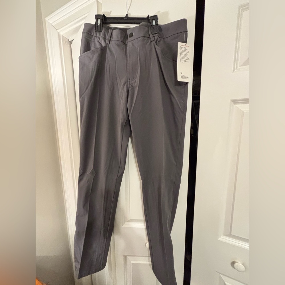lululemon athletica Men's mission Charcoal pants NWT size 36